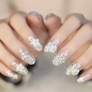 Japanese styled inspired press on nails